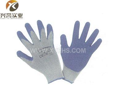 霍尼韦尔2094140CN舒适型蓝色天然乳胶涂层工作手套