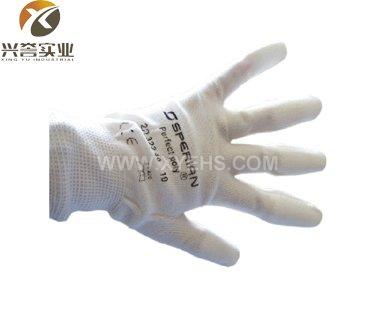 霍尼韦尔2232240CN尼龙分类指浸PU白色工作手套