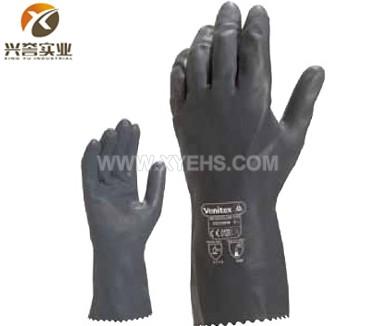 代尔塔201530氯丁乳胶橡胶高性能防化手套