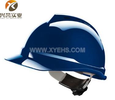 MSA V-Gard500PE豪华型安全帽(蓝色)