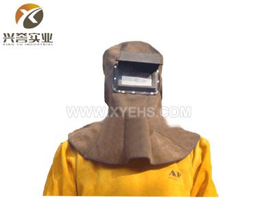 AP3001炭啡色牛皮电焊面罩