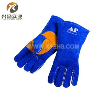 AP-1201彩蓝色护掌焊接手套