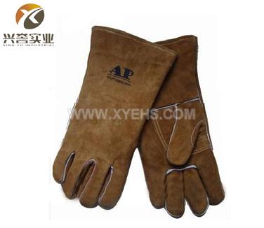 AP0606金棕色护掌焊接手套