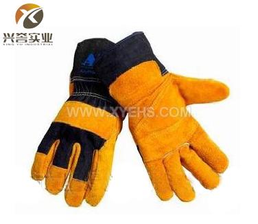 AP1506金黄色驳掌防护手套