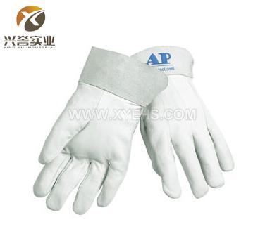 AP1103牛青皮短袖筒TIG氩弧焊接手套