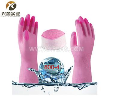 东亚PVC800-4绒布保暖家用手套