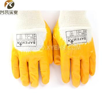 SAFEMAN君御 Y7091-8轻型丁腈涂层防护手套