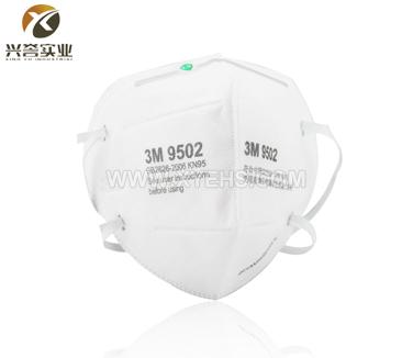 3M 9502+折叠头戴式防护口罩（双片包装/环保包装）