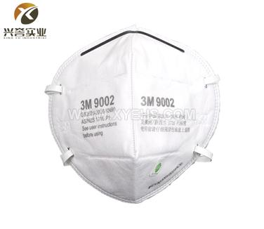 3M 9002折叠头戴式防尘口罩（双片包装）